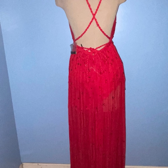 Free People Sienna Braided Embellished Maxi Dress-NOS - Picture 5 of 7